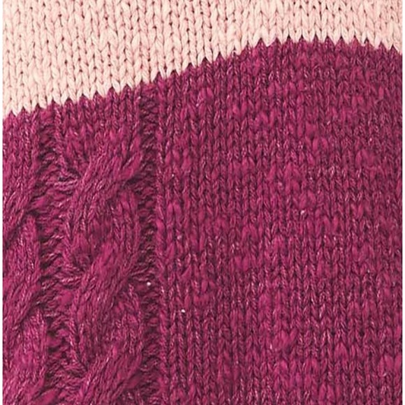 Free People Moody Pink Combo Pembrook Oversized Sweater - Picture 4 of 6
